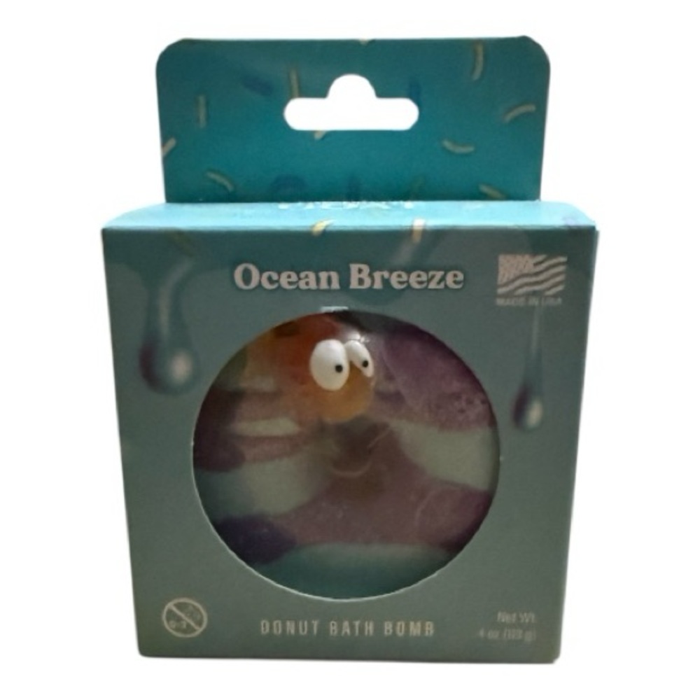 Donut Bath Bomb - Purple and Blue